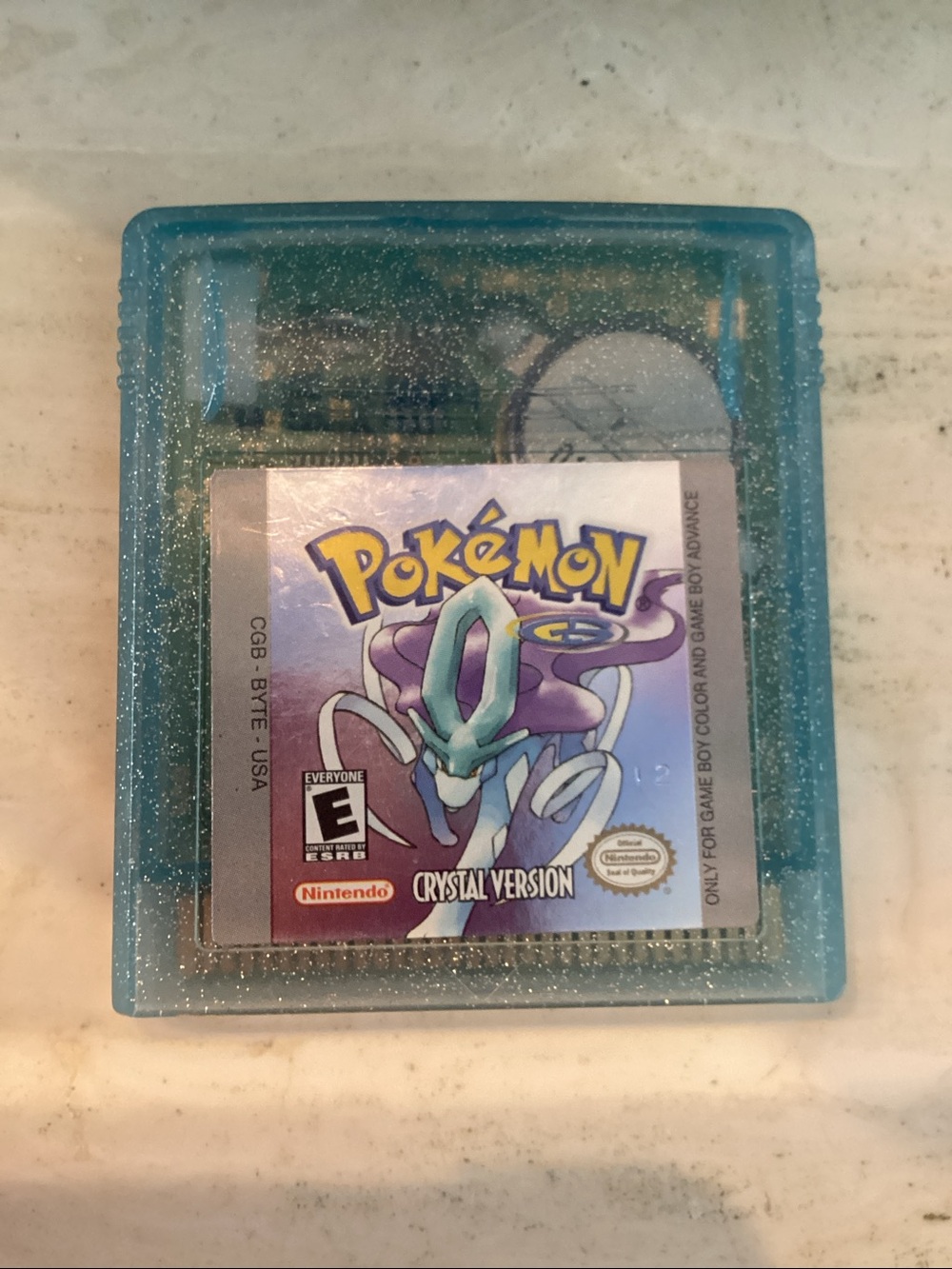 Pokemon Crystal Version Nintendo Gameboy Color Game Authentic Original Tested